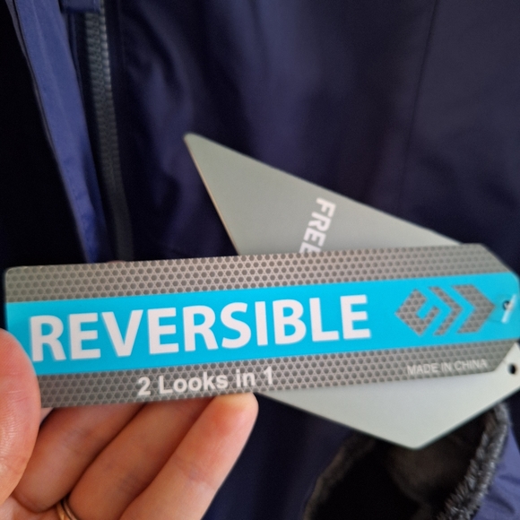 NWT Free Country Reversible Jacket - Picture 3 of 6